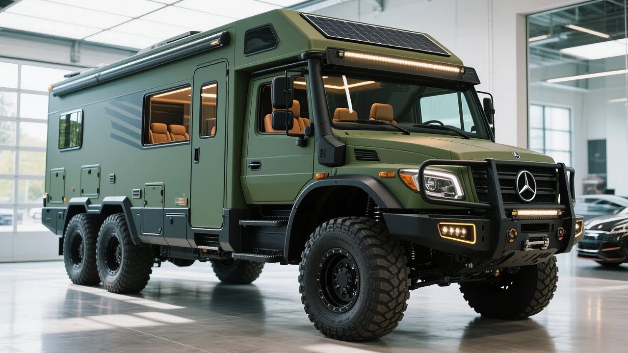 2026 Mercedes Zetros 6x6 – The Ultimate Luxury Overland RV Truck ...