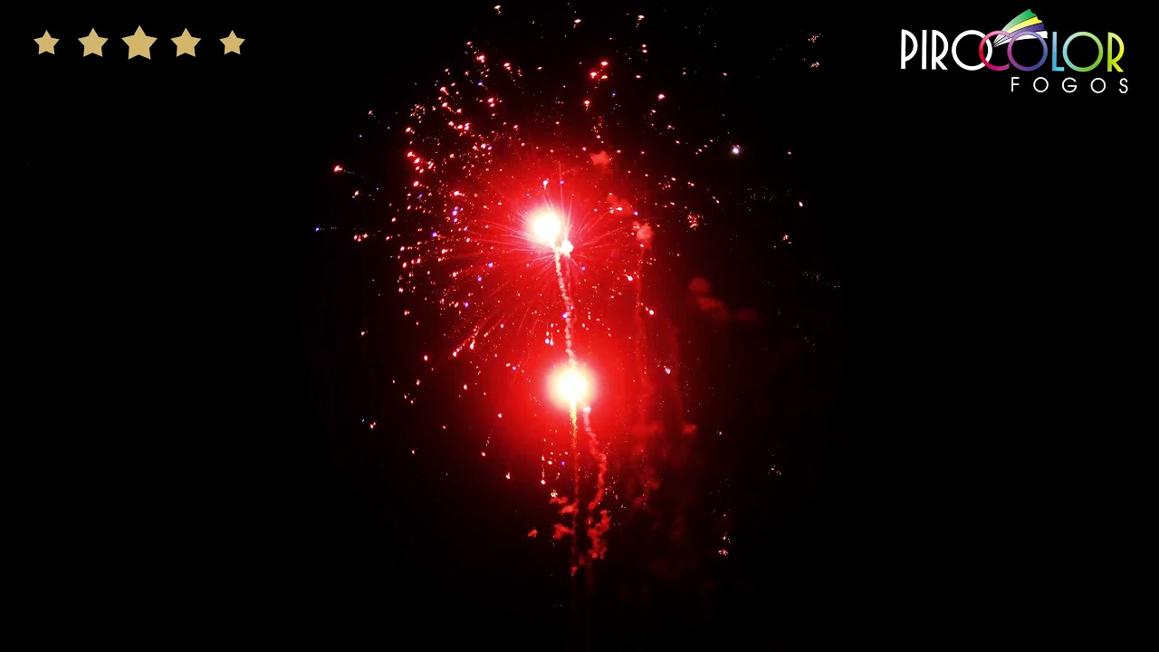 Girândola 3600 Mista - Pirocolor Fogos