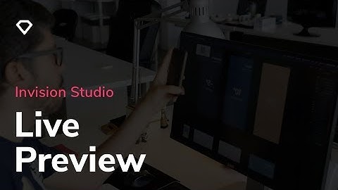 Live Preview With InVision Studio | Tutorial