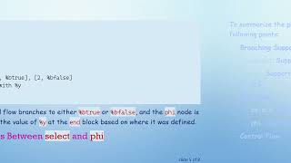 Understanding the Difference Between select and phi in LLVM IR