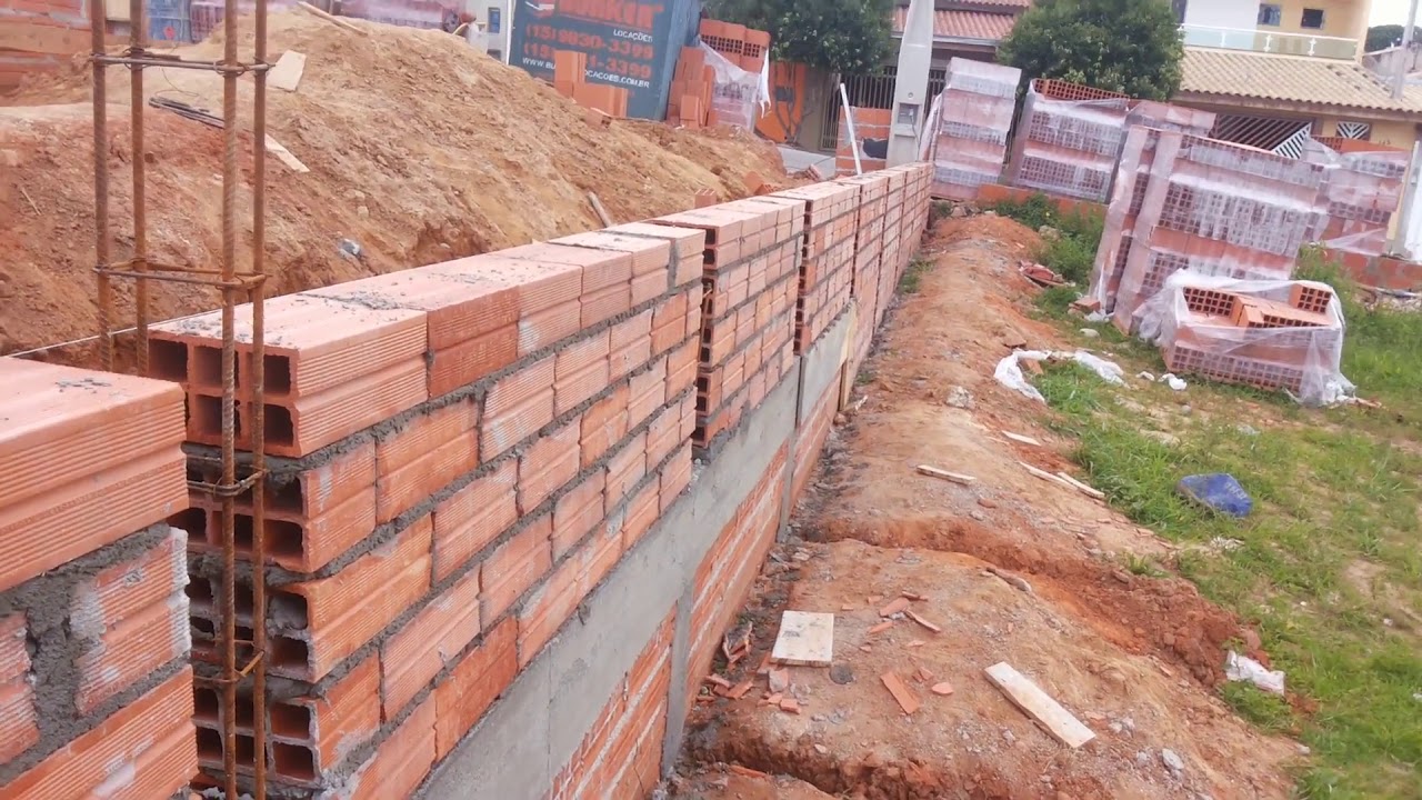 Como fazer Muro de Arrimo de pedra - Faça você / Pedreiro/Construção/Obra 