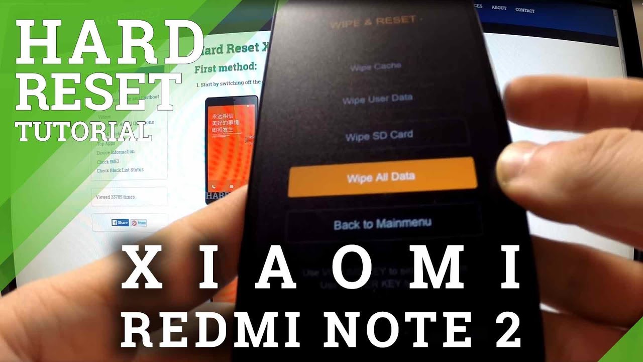 Hard Reset Xiaomi Redmi Note 10