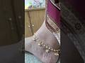 payel 🥰#diy #jewellerymaking #anklets #pearl #jewellery #viral #short #reels