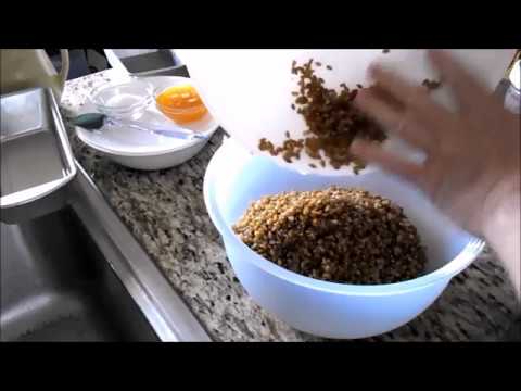 2019-02-20 - making slow baked pumpernickel bread from a recipe I found online