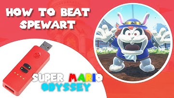 SUPER EASY Beating SPEWART in SUPER MARIO ODYSSEY First Try (SPEED RUN)