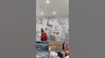 Tranh dán tường cafe nghệ thuật – Slogan sống động, hương vị đậm đà