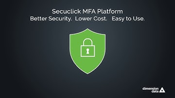 Secuclick Multi-Factor Authentication as a Service overview