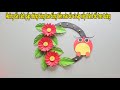 Hướng dẫn cách gấp những bông hoa đồng tiền màu đỏ và sắp xếp thành đồ treo tường