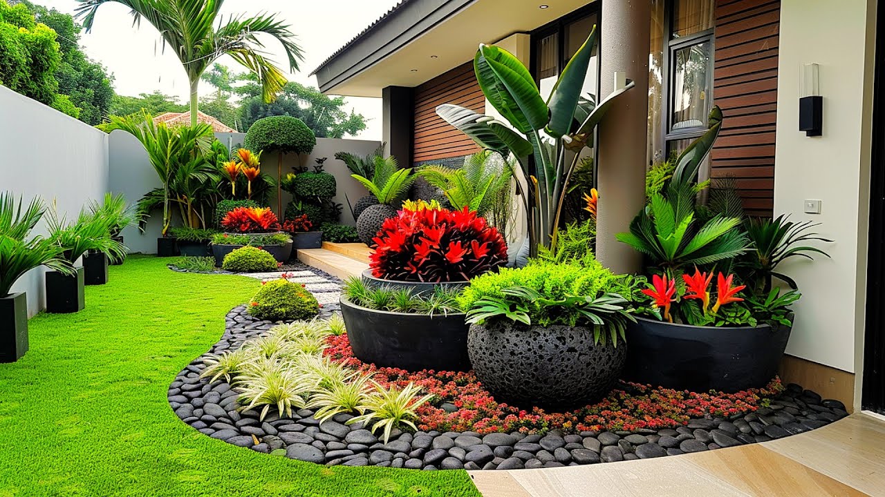 Lush Oasis Garden Landscape Ideas for 2025: Beautiful Landscape Designs!