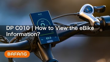 DP C010 | How to View the eBike Information?