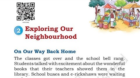 Exploring Our Neighborhood (chapter –2)ll class 4th ll EVS Book The Wondrous World #kvs #class4