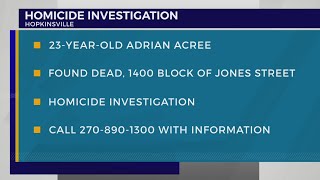 Hopkinsville PD searching for suspects in death investigation