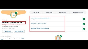 Salesforce Spiff Payout Rules | Salesforce Trailhead