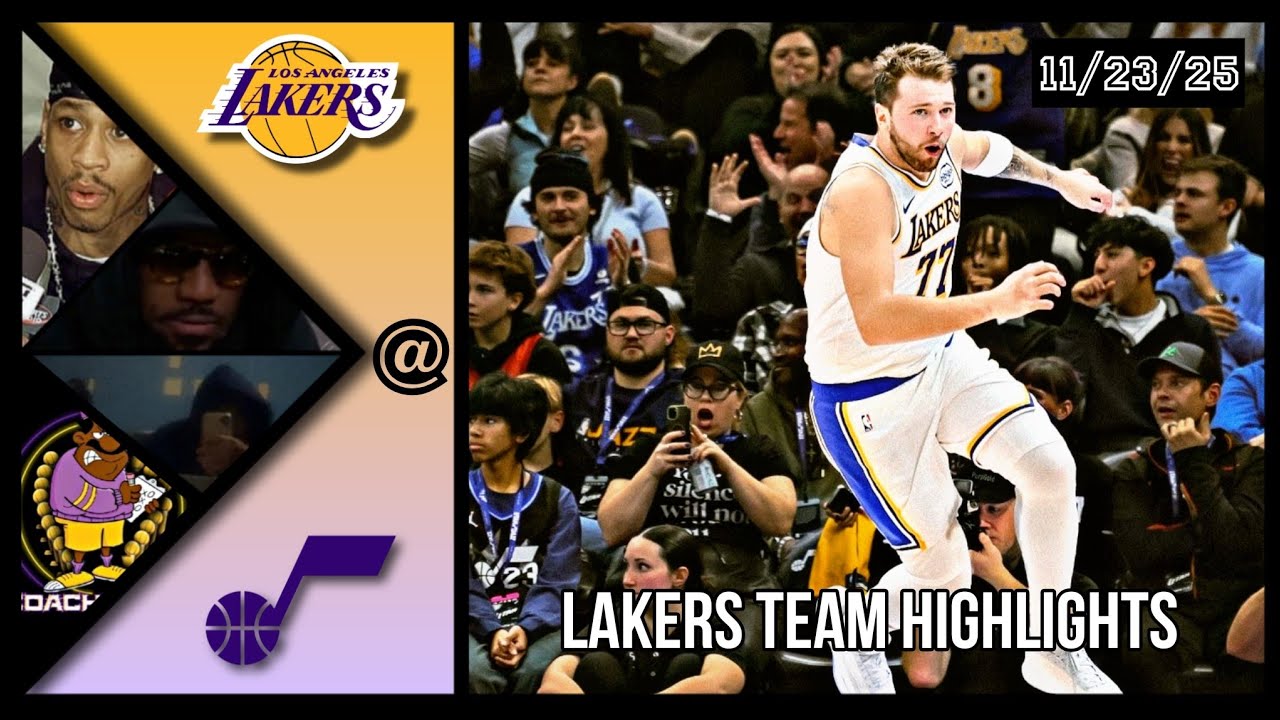 Lakers Team Highlights @ Jazz reaction W/ Coaches Den - YouTube