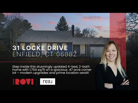 31 Locke Drive, Enfield, CT home video tour
