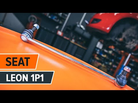 Kako zamenjati spredaj končnik stabilizatorja na SEAT LEON 1P1 [VIDEO VODNIK AUTODOC]