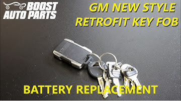 2015+ Style Chrome Key Fob Battery Replacement for (1999-2014) GM Trucks - Boost Auto Parts