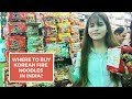 Where to Buy Korean Fire Noodles in Delhi, India | Come with me
