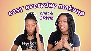 chat and get ready with me! *everyday makeup for beginners*