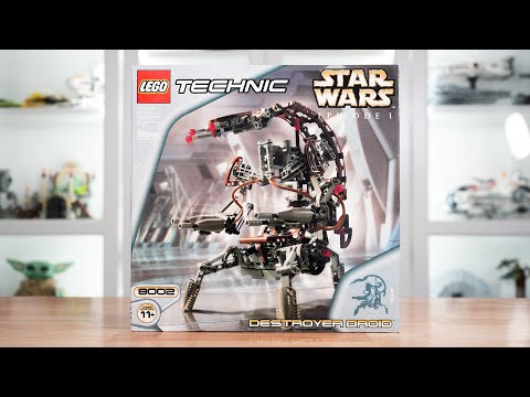 The COOLEST LEGO Star Wars Set EVER? 8002 DESTROYER DROID Review! (2000)