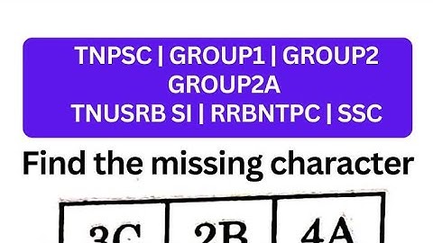 tnpsc group2 and 2a preparation | group 1 reasoning last minutes revision | tnusrb si psychology