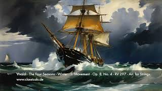 Vivaldi - The Four Seasons - Winter - 1. Movement - Op. 8, No. 4 - RV 297 - Arranged for Strings