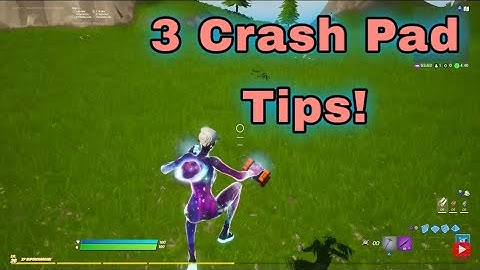 3 Crash Pad Tips&Tricks | Fortnite Battle Royal Tutorial