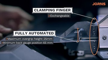 Jorns JDB double bending machine: Maximum flexibility thanks to flexible clamping system