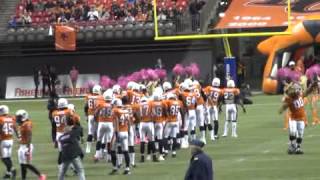 20121020 BC Lions in Vancouver