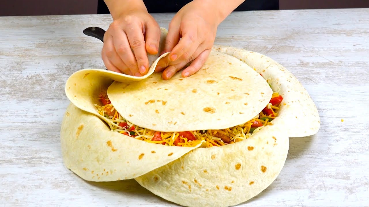 Lege 7 Tortillas SO in die Pfanne und warte 40 Min. WOW! - YouTube