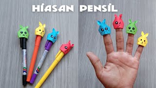 Cara Membuat Hiasan Pensil Lucu Dari Kertas - Origami Hiasan pensil/pulpen