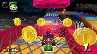 Mario Kart World (NS2) Grand Prix - Mushroom Cup 50cc - DK Spaceport