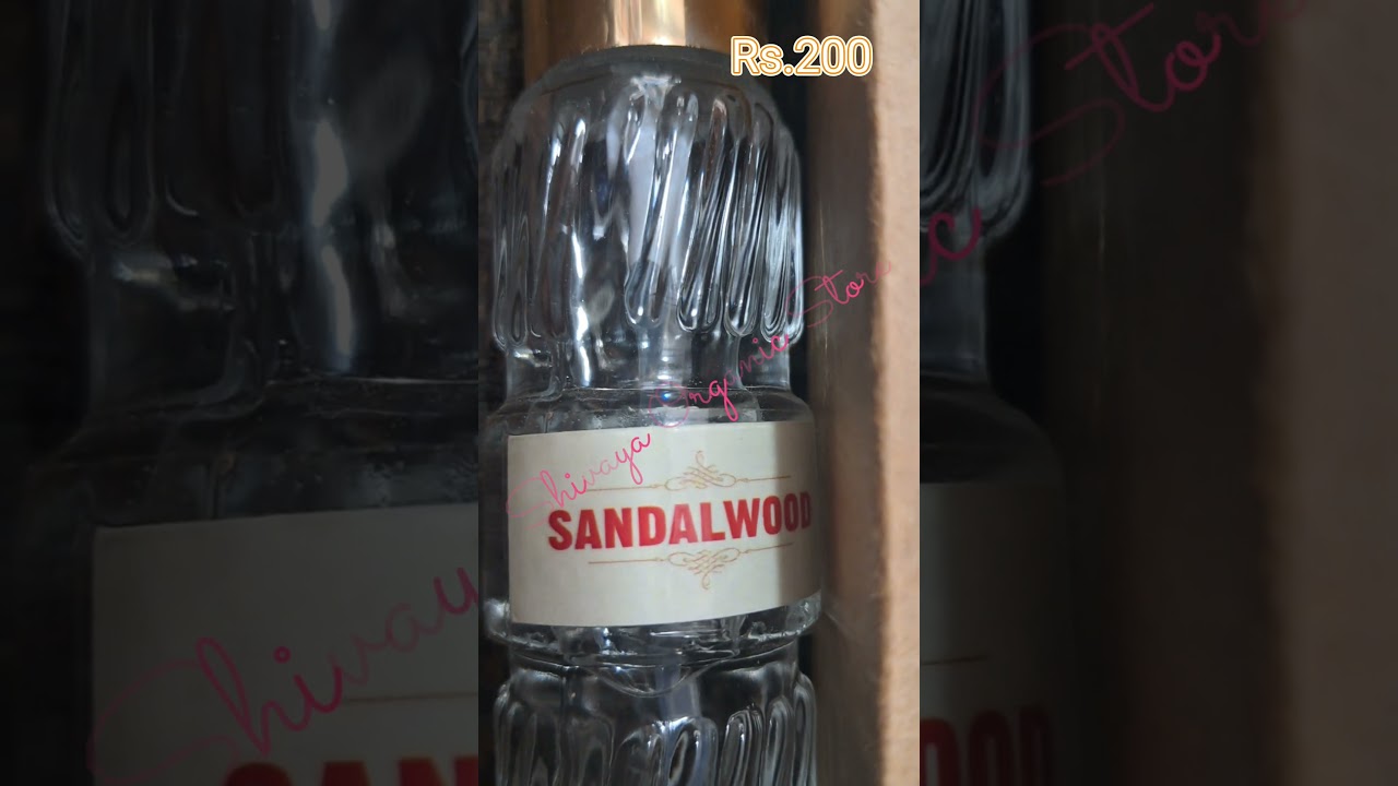 Sandalwood Bliss 🌿 Natural Perfume Spray | Long-Lasting | Pure & Earthy #Sandalwood #PerfumeSpray