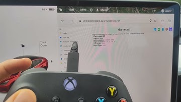 Game controller API in Uno Platform #WebAssembly running in the #Tesla Model 3 web browser