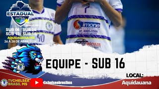 Campeonato Estadual  de Futsal/MS  2024|  Aquidauana | SUB- 16| CHE X ROMAN JR