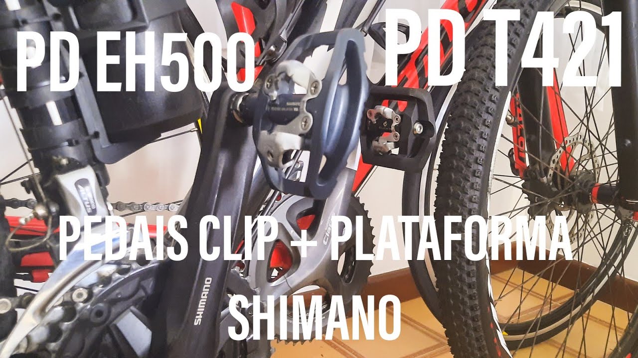 Shimano PDEH500 Pièces de vélo Mixte Adulte, Noir, 9/16 inches