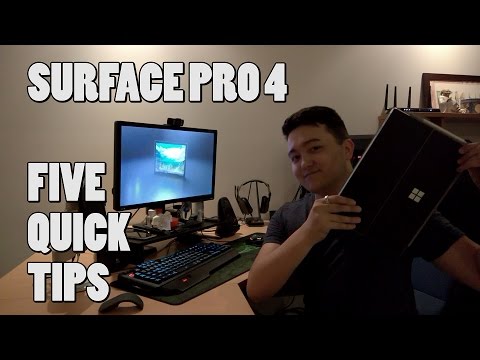 Surface Pro 4 - 5 Quick Tips - TetraByte