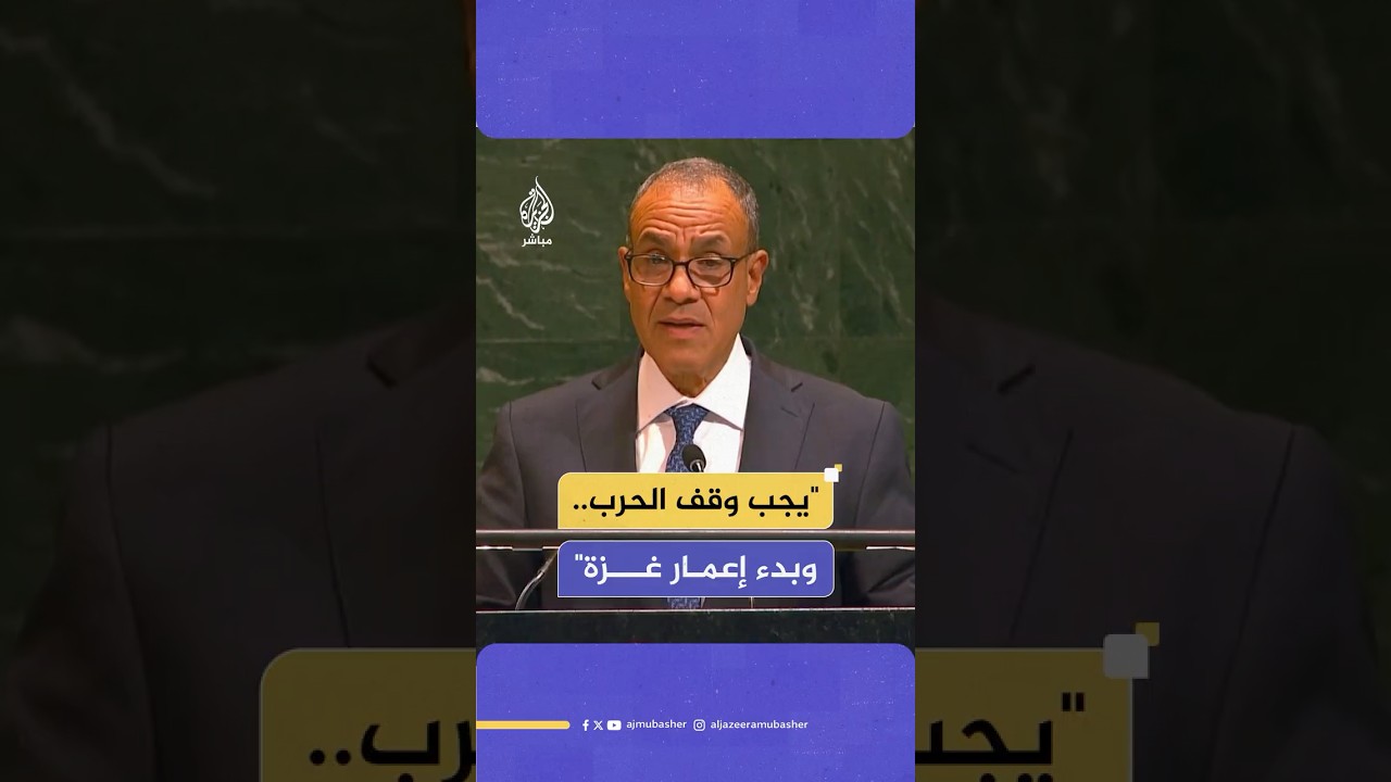 وزير الخارجية المصري يعلن اعتزام بلاده الدعوة إلى مؤتمر القاهرة الدولي لإعادة إعمار غزة