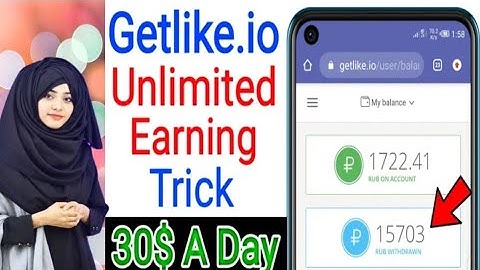 Getlike. io Earning or How to Earn money Online orHow to Increase Getlike Earning or Getlike. trik