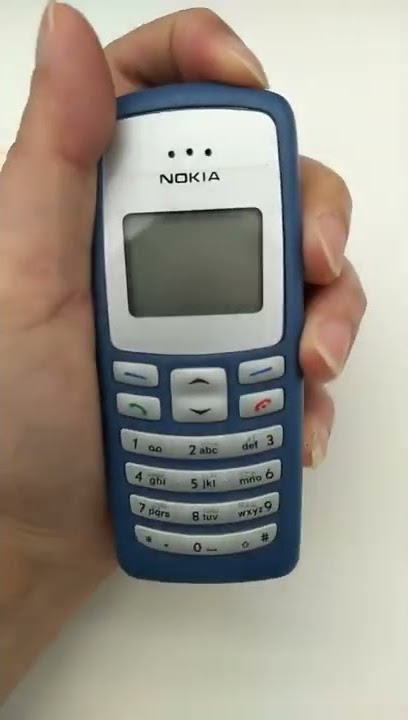 Original Nokia 2100 detail real shot video