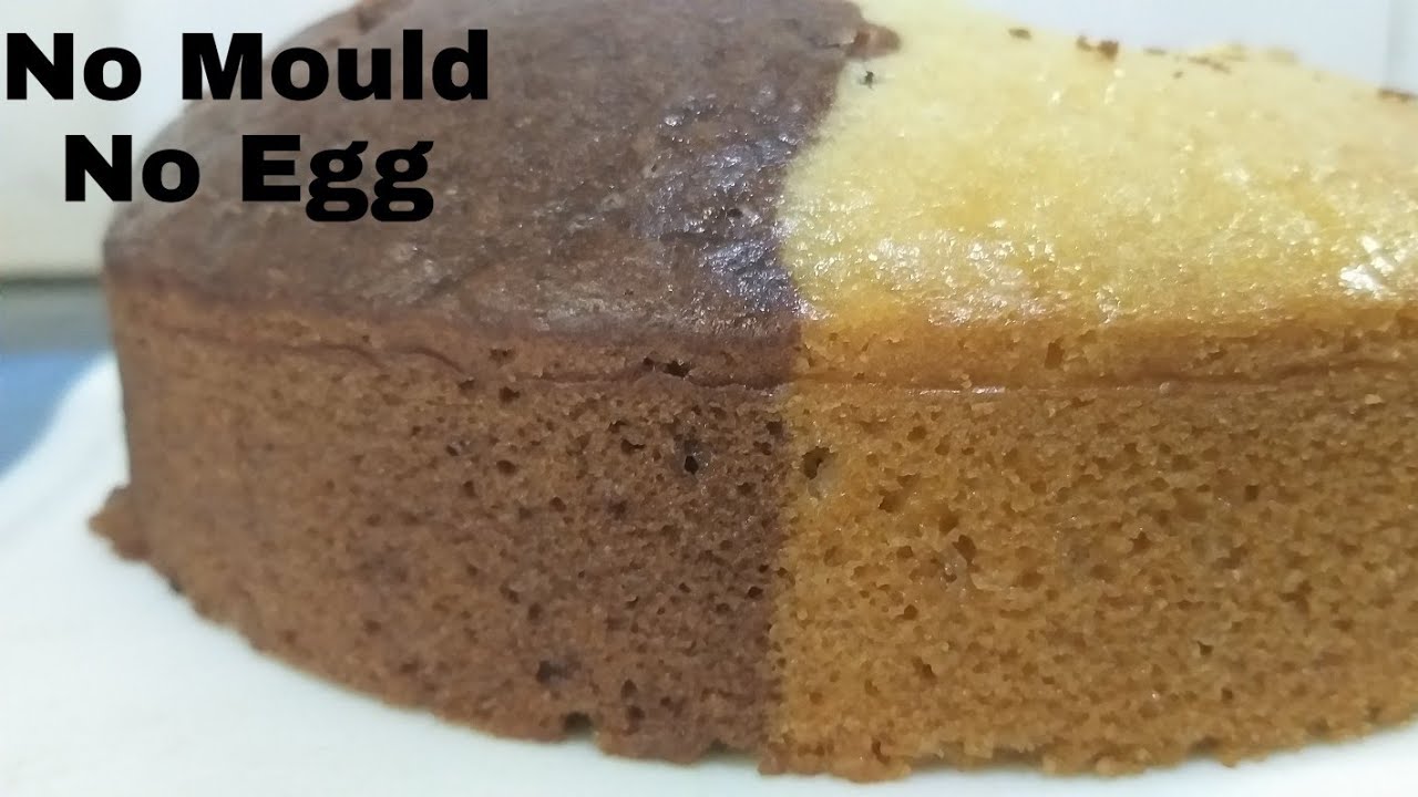 Chocolate Vanilla Cake Without Mould | बिना मोल्ड के बिना अंडे के बनाये चॉकलेट वनिला केक। | Food Kitchen Lab