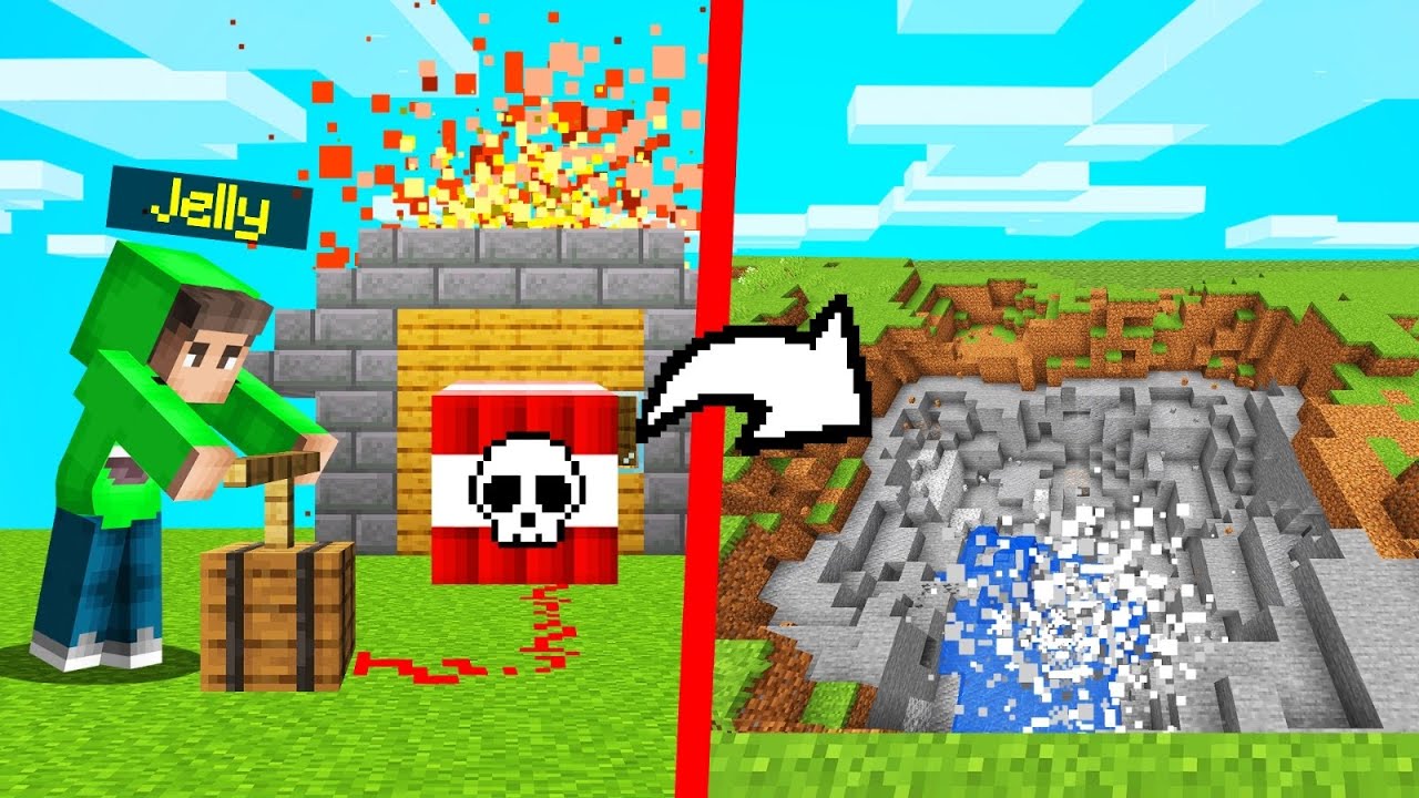 ⁣10 *NEW* TNT EXPLOSIONS In MINECRAFT! (Insane)