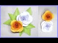 Beautiful flowers making with paperdiy paper flowers  paper flower  making home decor paper craft