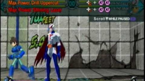 Tatsunoko vs. Capcom Megaman Volnutt Moveset