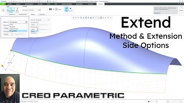 Creo Parametric - Extend Command (Part 3) - Options Tab - Methods and Extension Side Options