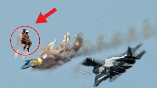 Shock the world! Russian Sukhoi SU57 fighter jets shot down 8 US F35 squadrons