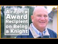 Recipient of Bronze Star Medal on Being a Knight