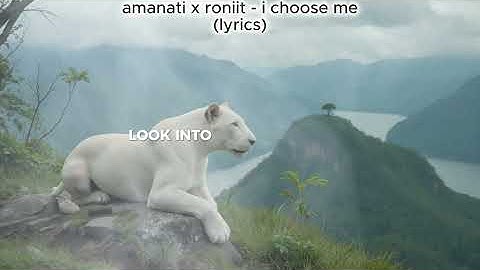 Thumbnail of amanati x roniit - i choose me [lyrics]