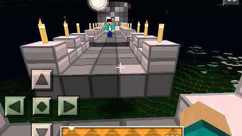 Minecraft pe : Temple run 2 custom map , playing w/Crystal