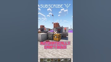 AUTOMATICALLY CRAFT BOWS for your DISPENSER CRAFTER! | Redstone with PsiVolt #minecraft #redstone